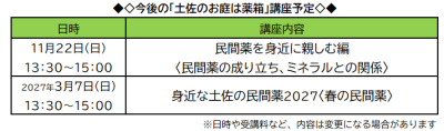 薬箱年間スケジュール 薬箱年間スケジュール