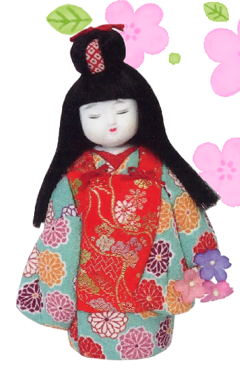 真多呂木目込人形 体験講座 ～花つみ～