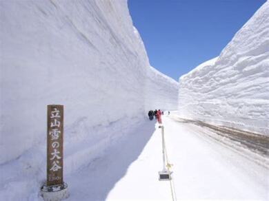 立山黒部アルペンルート雪の大谷ウオークと春の上高地、世界遺産・五箇山 立山黒部アルペンルート雪の大谷ウオークと春の上高地、世界遺産・五箇山