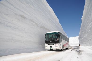 立山・雪の大谷ウオークと黒部峡谷トロッコ列車　２日間