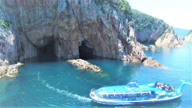 青海島観光クルーズ（イメージ）