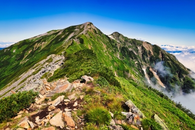 ＜山歩き旅行・中級＞鹿島槍ヶ岳から爺ヶ岳縦走4日間（長野）