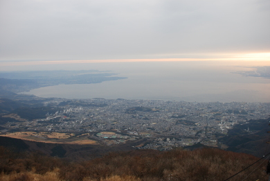 別府：鶴見岳山頂からの展望（イメージ）