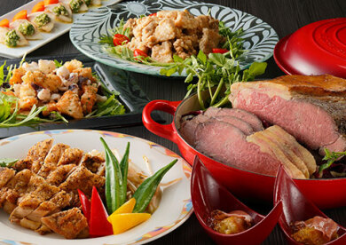 2日目夕食（オプション・ビュッフェ）