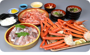 日本海の味覚カニ食べ放題& とっとり花回廊「10万株のサルビアが彩る花の丘」 日本海の味覚カニ食べ放題& とっとり花回廊「10万株のサルビアが彩る花の丘」