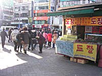 韓国の街角