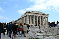 アテネ　パルテノン神殿　イメージ