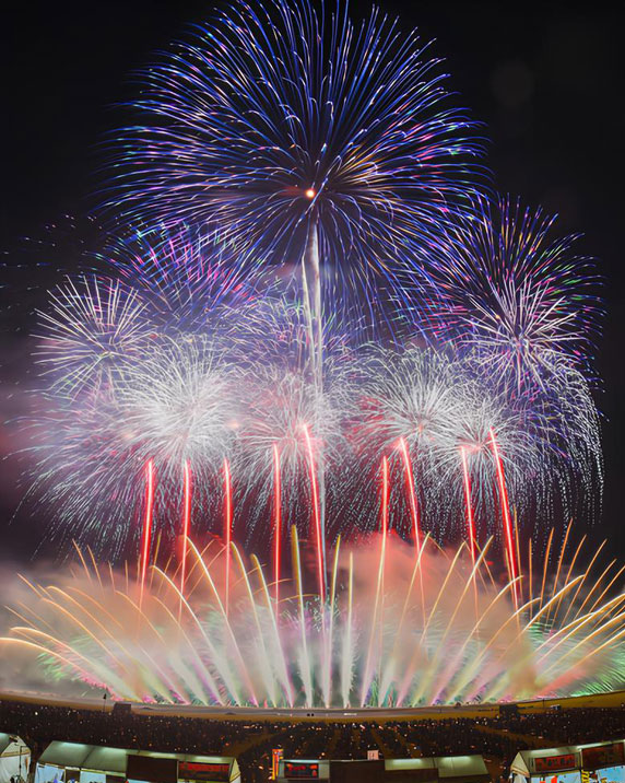 にし阿波の花火イメージ