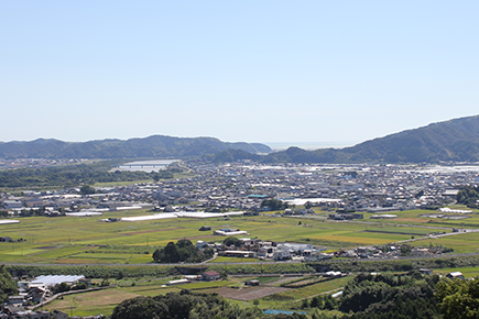 清瀧寺｜境内からの眺め