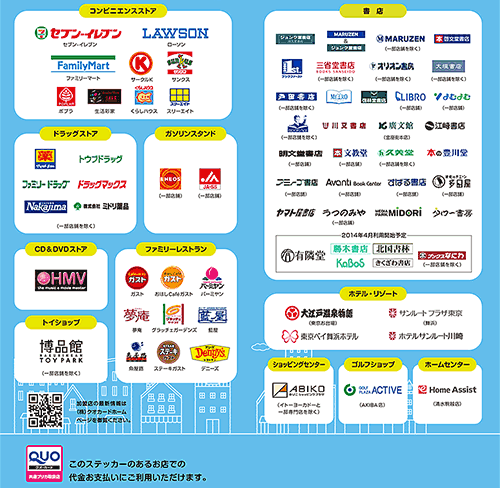 利用できるお店